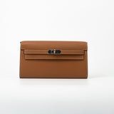 Hermes Handbag Kelly To Go Veau Epsom Leather Palladium Plated 2020 Y - Redeluxe