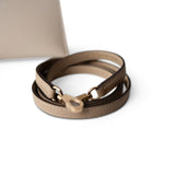 Hermes Handbag Mini Kelly Sellier II Craie Epsom Permabrass Plated Z Stamp - Redeluxe