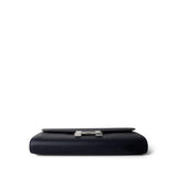Hermes Handbag Navy Constance Long To Go Wallet Bleu Nuit Epsom Palladium Plated B Stamp - Redeluxe