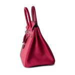 Hermes Handbag Pink Birkin 25 Framboise Veau Togo Palladium Plated 2021 Z - Redeluxe