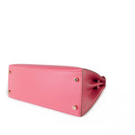 Hermes Handbag Pink Kelly 28 Rose Lipstick Veau Tadelakt Gold Plated Hardware C Stamp - Redeluxe