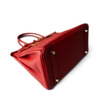 Hermes Handbag Red / Birkin Hermes Birkin 30 Rouge Casaque (red) Togo Leather Gold Plated Hardware - Redeluxe
