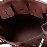 Hermes Handbag Red Hermès Birkin 25 Rouge Hermès Veau Togo Leather Palladium Plated Year 2020 Y - Redeluxe
