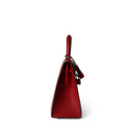 Hermes Handbag Red / Kelly Kelly Sellier 25 Rouge Casaque Epsom Gold Plated A Stamp - Redeluxe
