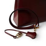 Hermes Handbag Red Kelly Sellier 28 Rouge Box Calfskin Gold Plated (W) Stamp - Redeluxe