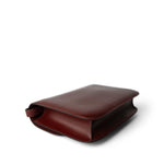 Hermes Handbag Red Vintage Constance 23 Rouge H Box Calfskin Enamel / Gold Plated L Circle Stamp - Redeluxe