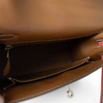 Hermes Handbag Rose Kelly 25 Sellier Rose Jaipur Epsom Gold Plated P Square Stamp - Redeluxe