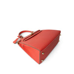 Hermes Handbag Rose Kelly 25 Sellier Rose Jaipur Epsom Gold Plated P Square Stamp - Redeluxe