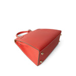 Hermes Handbag Rose Kelly 25 Sellier Rose Jaipur Epsom Gold Plated P Square Stamp - Redeluxe