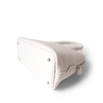 Hermes Handbag White Bolide Mini New White Evercolor Palladium Hardware B Stamp - Redeluxe