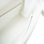 Hermes Handbag White Hermes Kelly 32 Swift White Gold Hardware F Stamp - Redeluxe