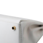 Hermes Handbag White Hermes Kelly 32 Swift White Gold Hardware F Stamp - Redeluxe