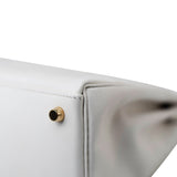 Hermes Handbag White Hermes Kelly 32 Swift White Gold Hardware F Stamp - Redeluxe