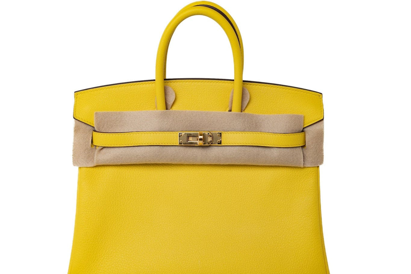 Birkin 25 Jaune de Naples Veau Taurillon Novillo Leather Gold