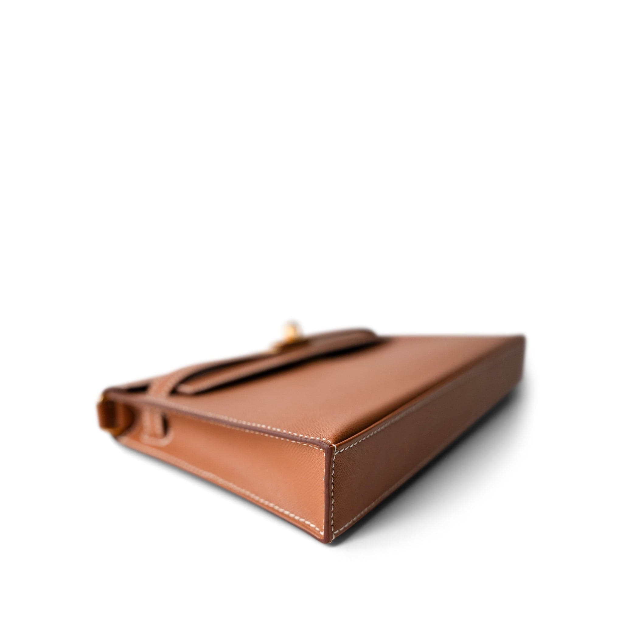 Hermes Kelly Elan Gold Madame Gold Plated B Stamp - Redeluxe