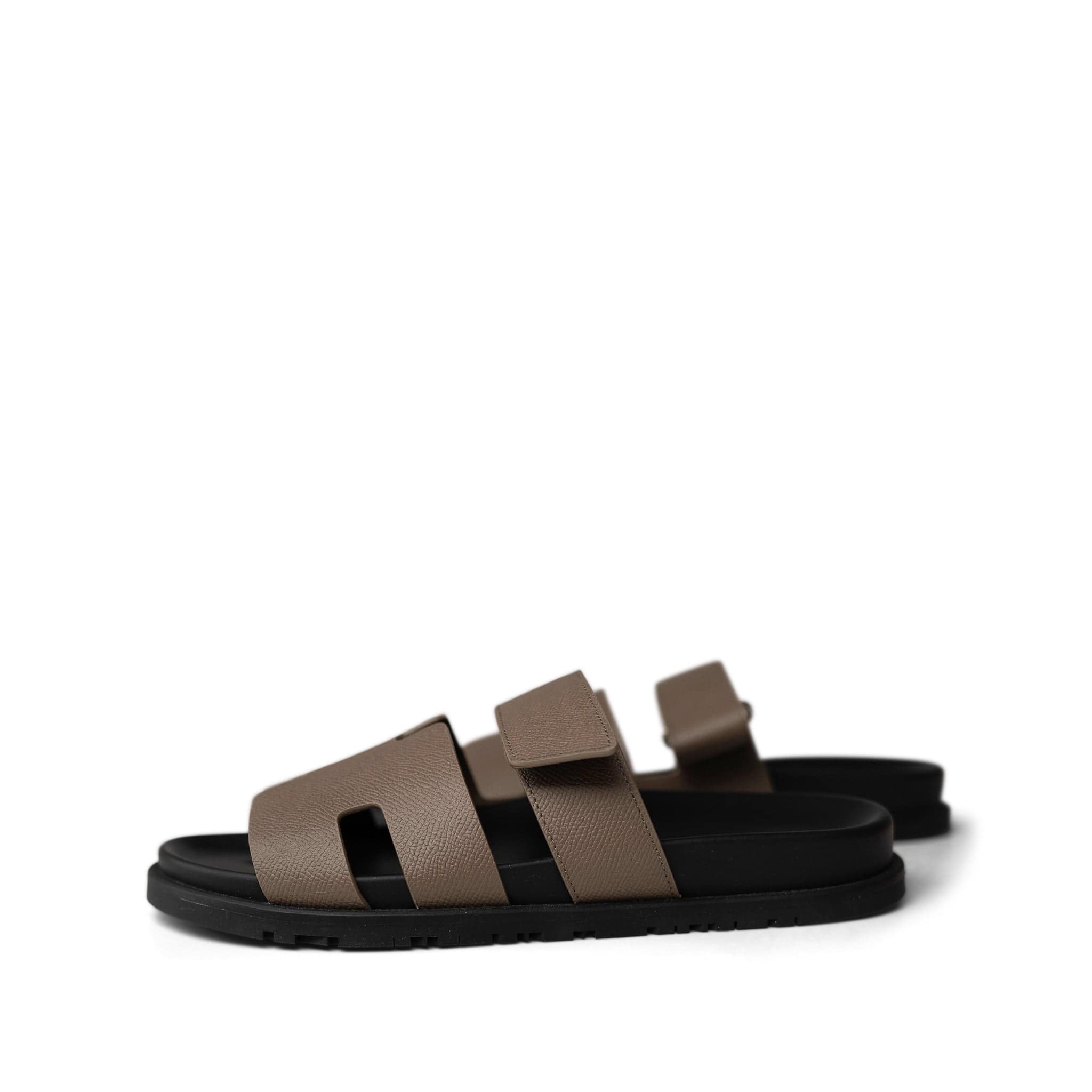 Hermes Sandals Chypre Sandals Etoupe (Size 40 / 8 US) - Redeluxe