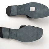 Hermes Sandals Hermès Box Calfskin Oran Sandals Black (Size 38) - Redeluxe