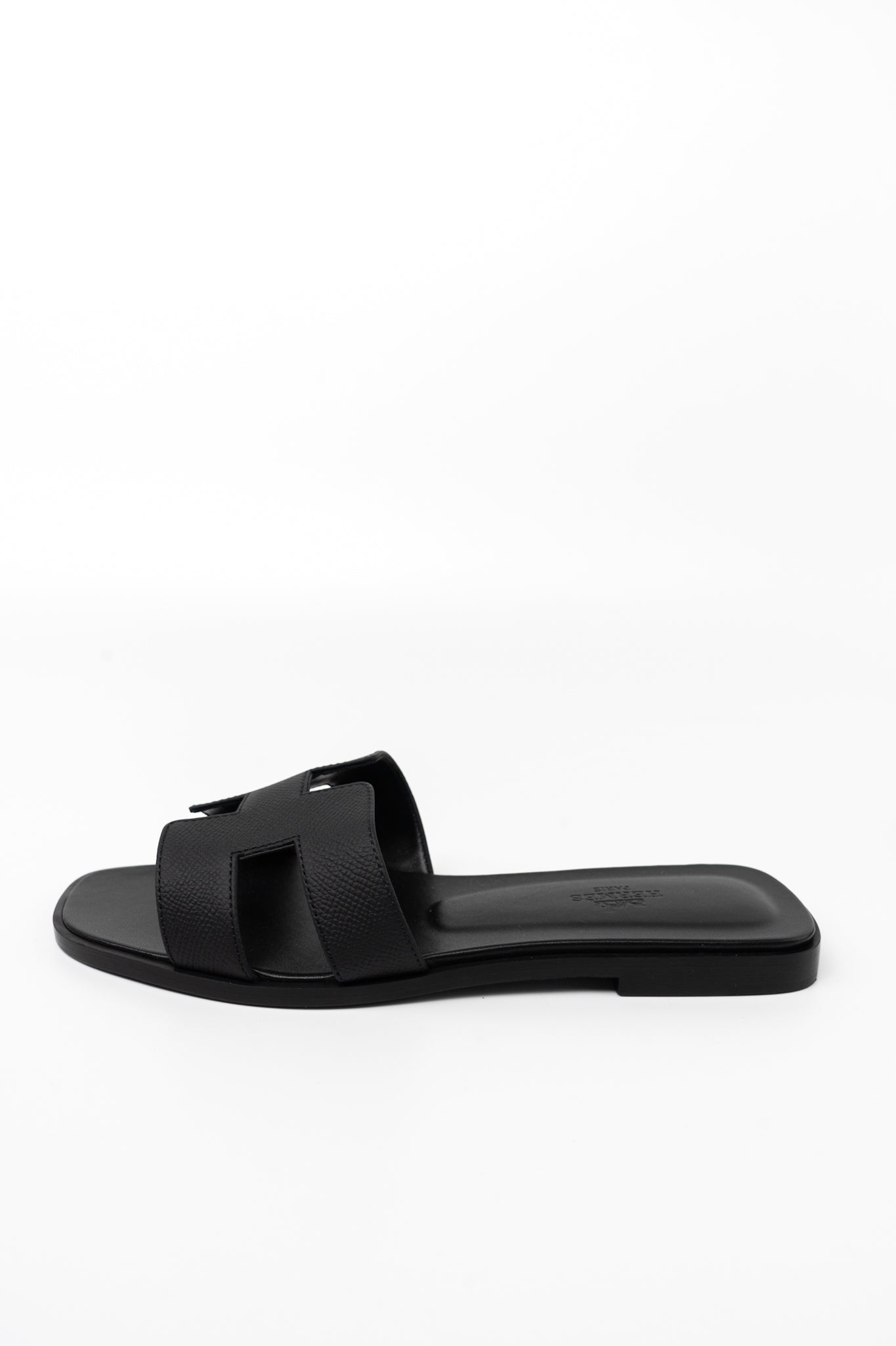 Buy HERMÈS Veau Épsom Oran Sandals | Exclusive SALE at REDELUXE