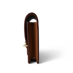 Hermes Wallet Brown Roulis Slim Wallet / Belt Bag Gold Evercolor Gold Plated B Stamp - Redeluxe
