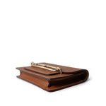 Hermes Wallet Brown Roulis Slim Wallet / Belt Bag Gold Evercolor Gold Plated B Stamp - Redeluxe