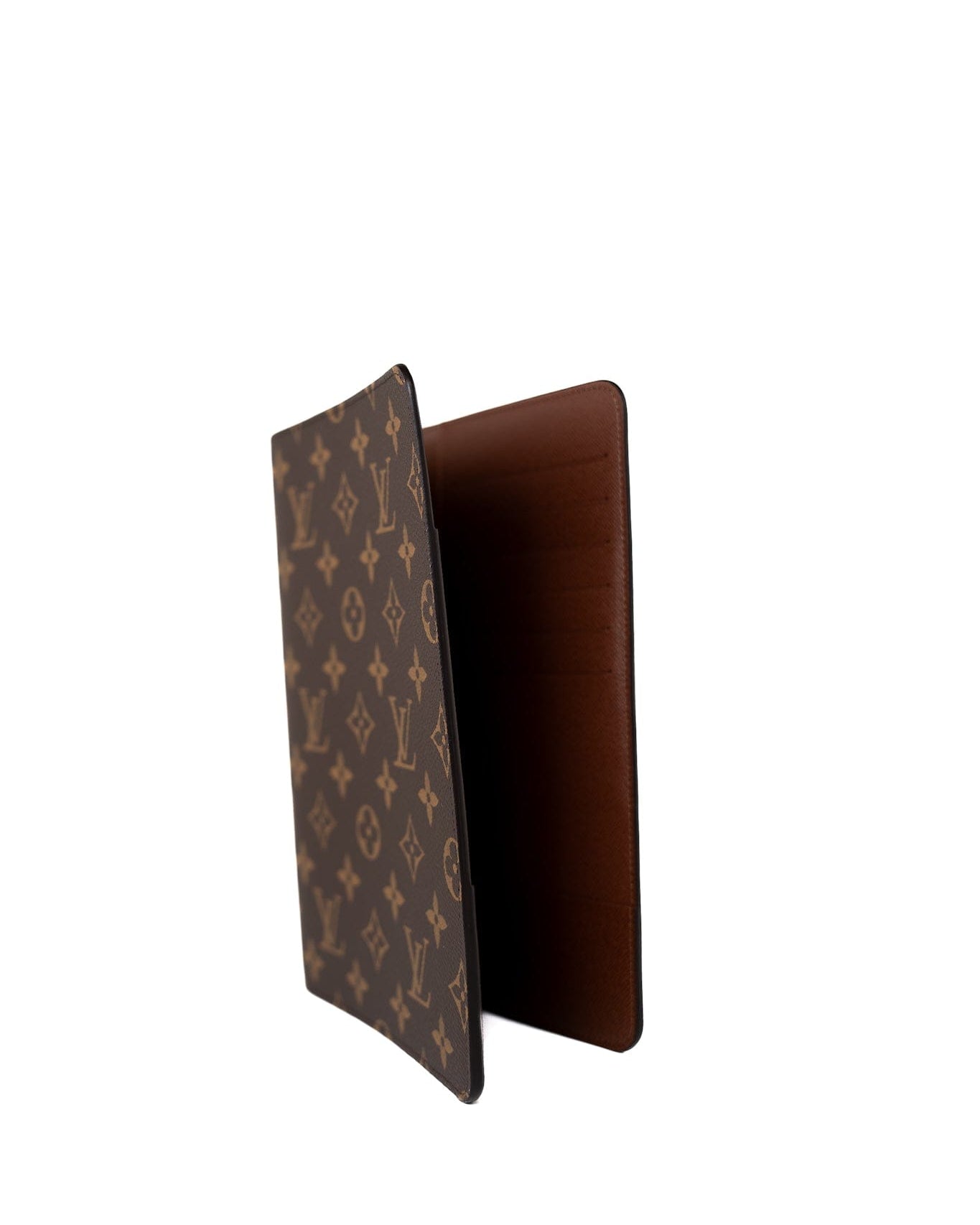 Louis Vuitton Agenda Cover Brown Louis Vuitton Monogram Desk Agenda Cover - Redeluxe