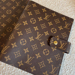 Louis Vuitton Agenda Cover Brown Louis Vuitton Monogram Large Ring Agenda Cover - Redeluxe