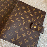 Louis Vuitton Agenda Cover Brown Louis Vuitton Monogram Large Ring Agenda Cover - Redeluxe