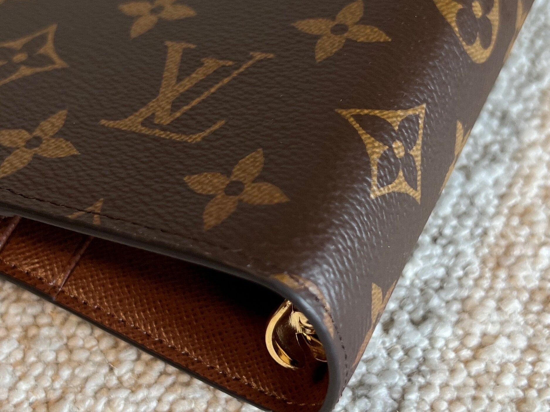 Louis Vuitton Agenda Cover Brown Louis Vuitton Monogram Large Ring Agenda Cover - Redeluxe