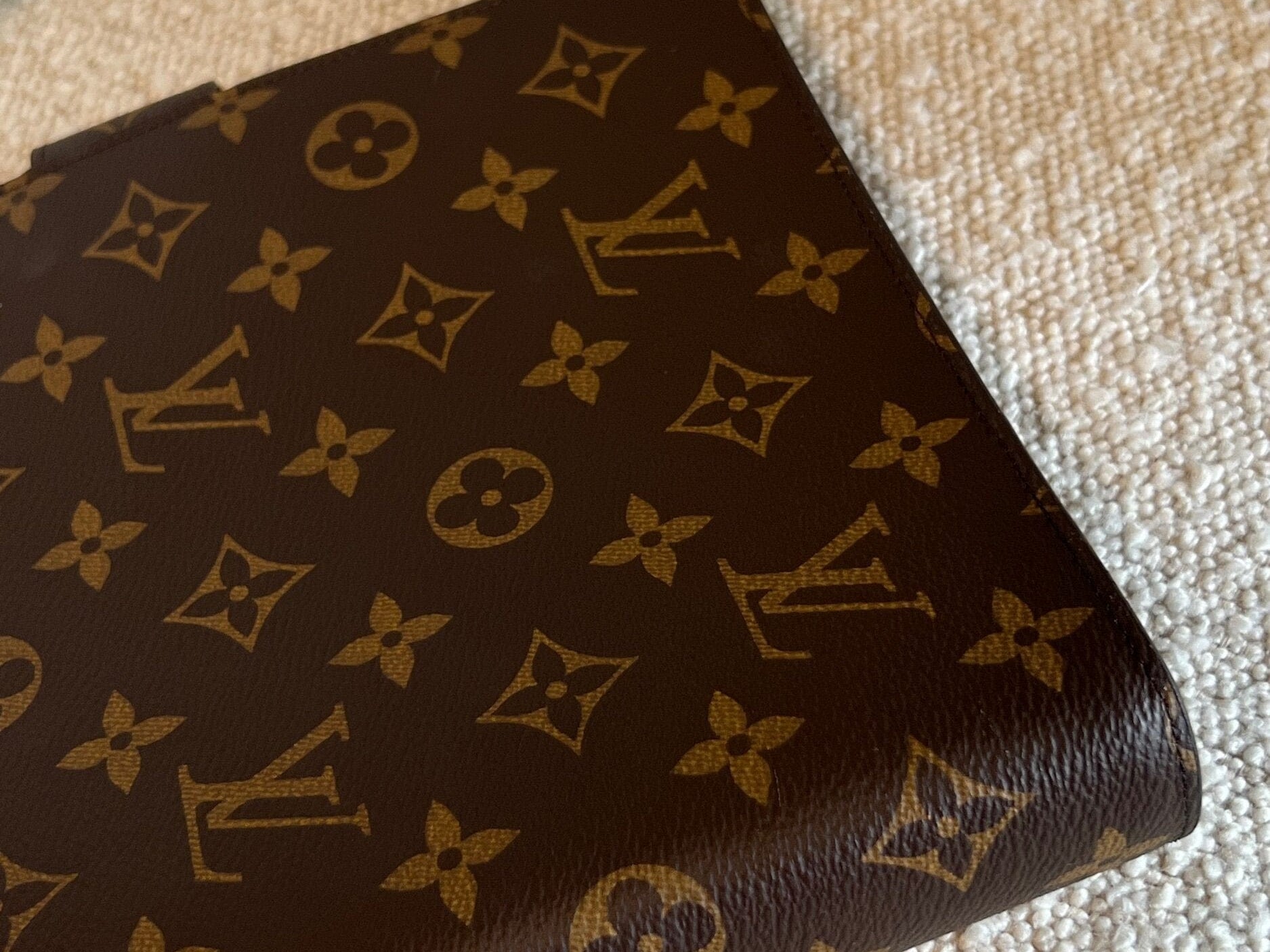 Louis Vuitton Agenda Cover Brown Louis Vuitton Monogram Large Ring Agenda Cover - Redeluxe