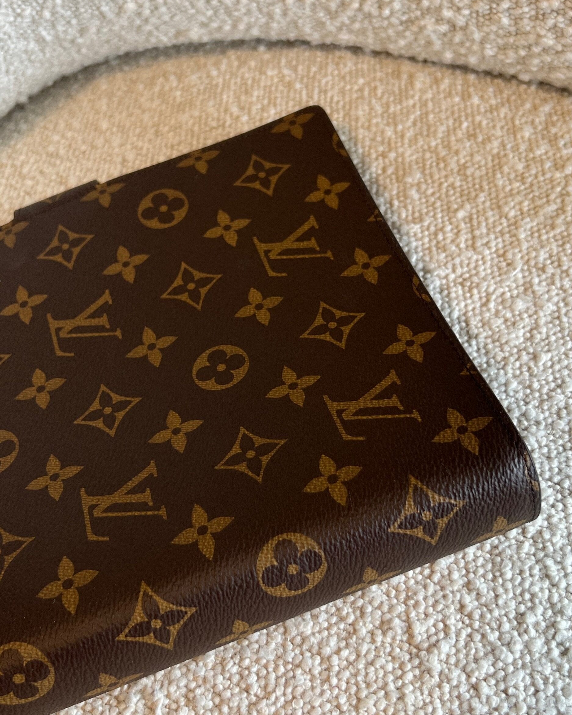 Louis Vuitton Agenda Cover Brown Louis Vuitton Monogram Large Ring Agenda Cover - Redeluxe