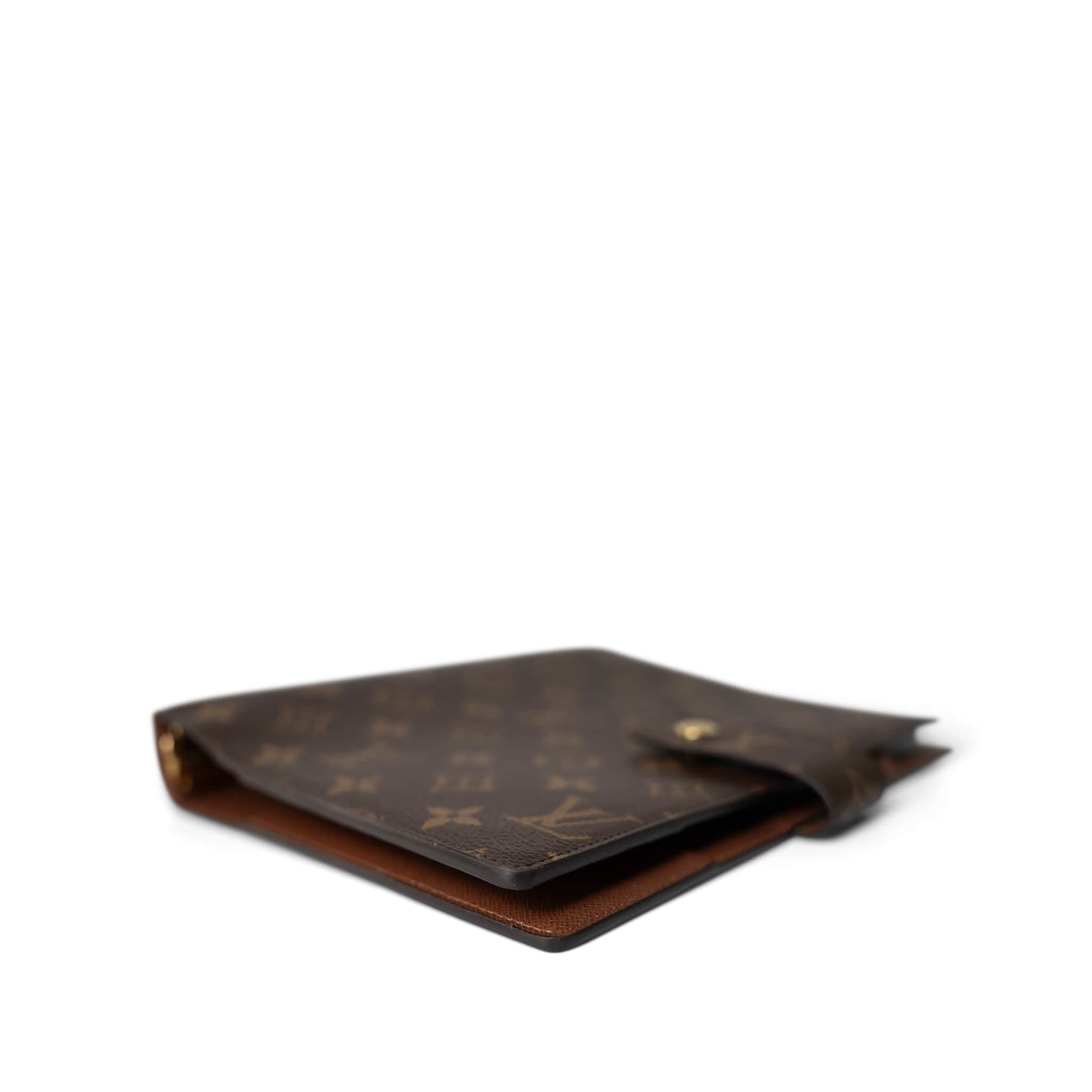 Louis Vuitton Agenda Cover Brown Louis Vuitton Monogram Large Ring Agenda Cover - Redeluxe