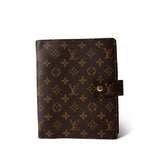 Louis Vuitton Agenda Cover Brown Louis Vuitton Monogram Large Ring Agenda Cover - Redeluxe