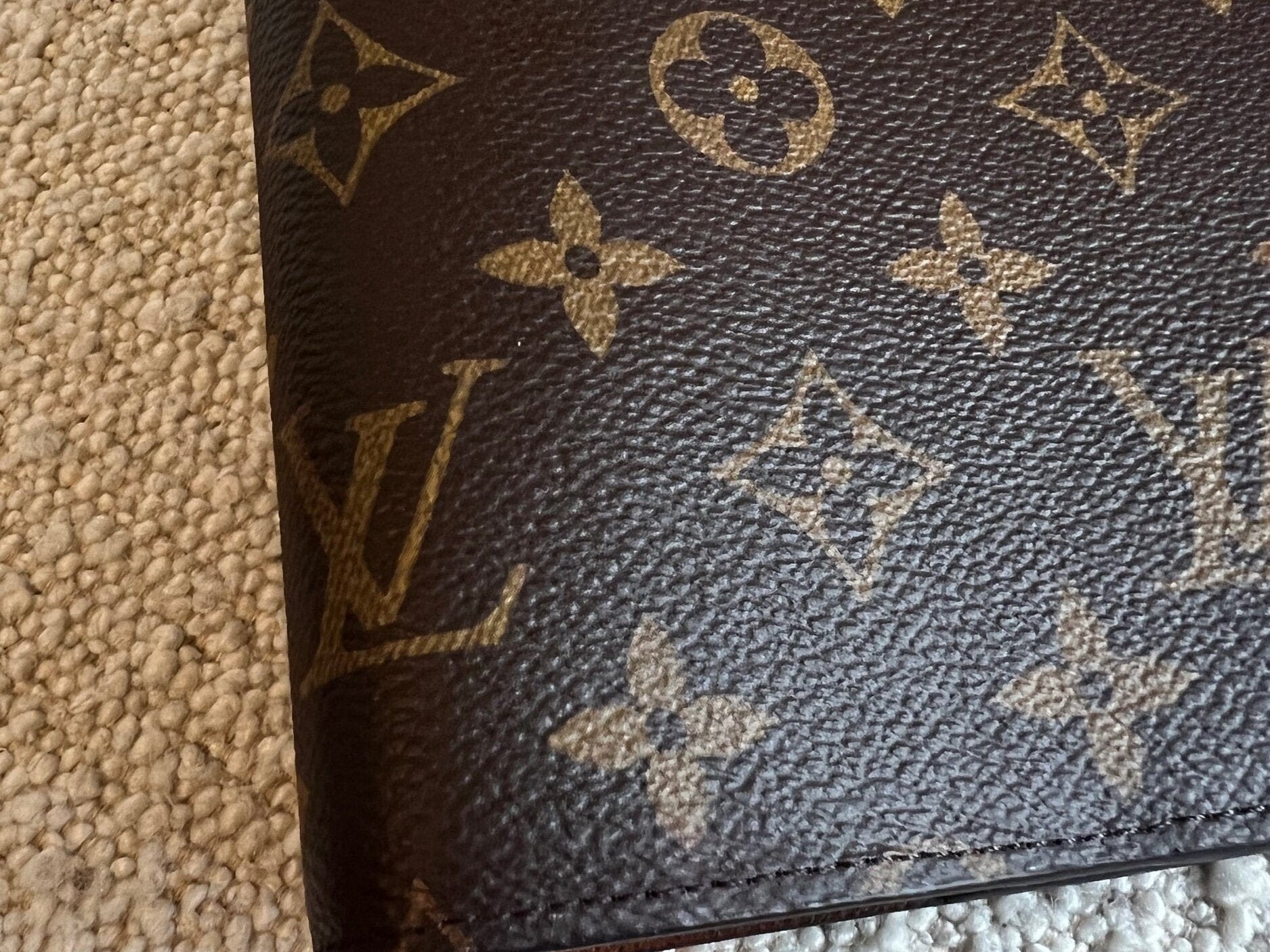 Louis Vuitton Agenda Cover Brown Louis Vuitton Monogram Large Ring Agenda Cover - Redeluxe