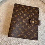 Louis Vuitton Agenda Cover Brown Louis Vuitton Monogram Large Ring Agenda Cover - Redeluxe