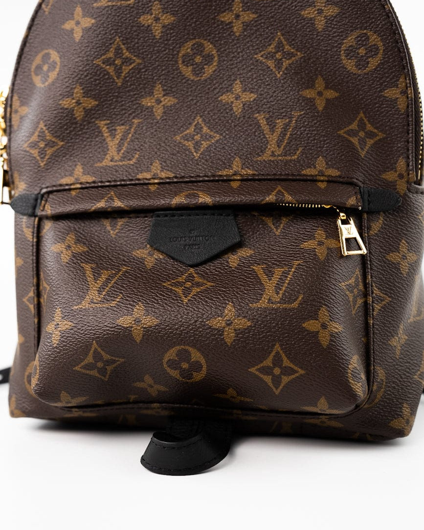 Louis Vuitton Backpack Brown Palm Springs PM Monogram Back Pack - Redeluxe