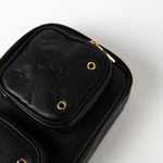 Louis Vuitton Crossbody Black Louis Vuitton Utility Crossbody Bag Black Monogram Embossed - Redeluxe