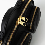 Louis Vuitton Crossbody Black Louis Vuitton Utility Crossbody Bag Black Monogram Embossed - Redeluxe