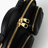 Louis Vuitton Crossbody Black Louis Vuitton Utility Crossbody Bag Black Monogram Embossed - Redeluxe