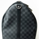 Louis Vuitton Duffle Bag Louis Vuitton Keepall 55 Bandouliere in Damier Graphite Canvas - Redeluxe