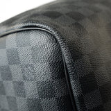 Louis Vuitton Duffle Bag Louis Vuitton Keepall 55 Bandouliere in Damier Graphite Canvas - Redeluxe