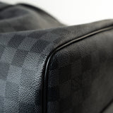 Louis Vuitton Duffle Bag Louis Vuitton Keepall 55 Bandouliere in Damier Graphite Canvas - Redeluxe