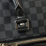 Louis Vuitton Duffle Bag Louis Vuitton Keepall 55 Bandouliere in Damier Graphite Canvas - Redeluxe