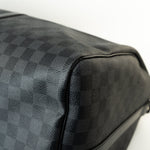 Louis Vuitton Duffle Bag Louis Vuitton Keepall 55 Bandouliere in Damier Graphite Canvas - Redeluxe