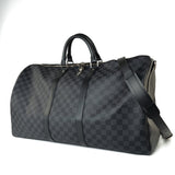 Louis Vuitton Duffle Bag Louis Vuitton Keepall 55 Bandouliere in Damier Graphite Canvas - Redeluxe