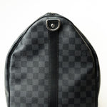Louis Vuitton Duffle Bag Louis Vuitton Keepall 55 Bandouliere in Damier Graphite Canvas - Redeluxe