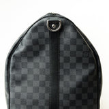 Louis Vuitton Duffle Bag Louis Vuitton Keepall 55 Bandouliere in Damier Graphite Canvas - Redeluxe