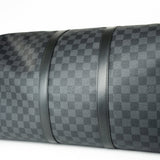 Louis Vuitton Duffle Bag Louis Vuitton Keepall 55 Bandouliere in Damier Graphite Canvas - Redeluxe
