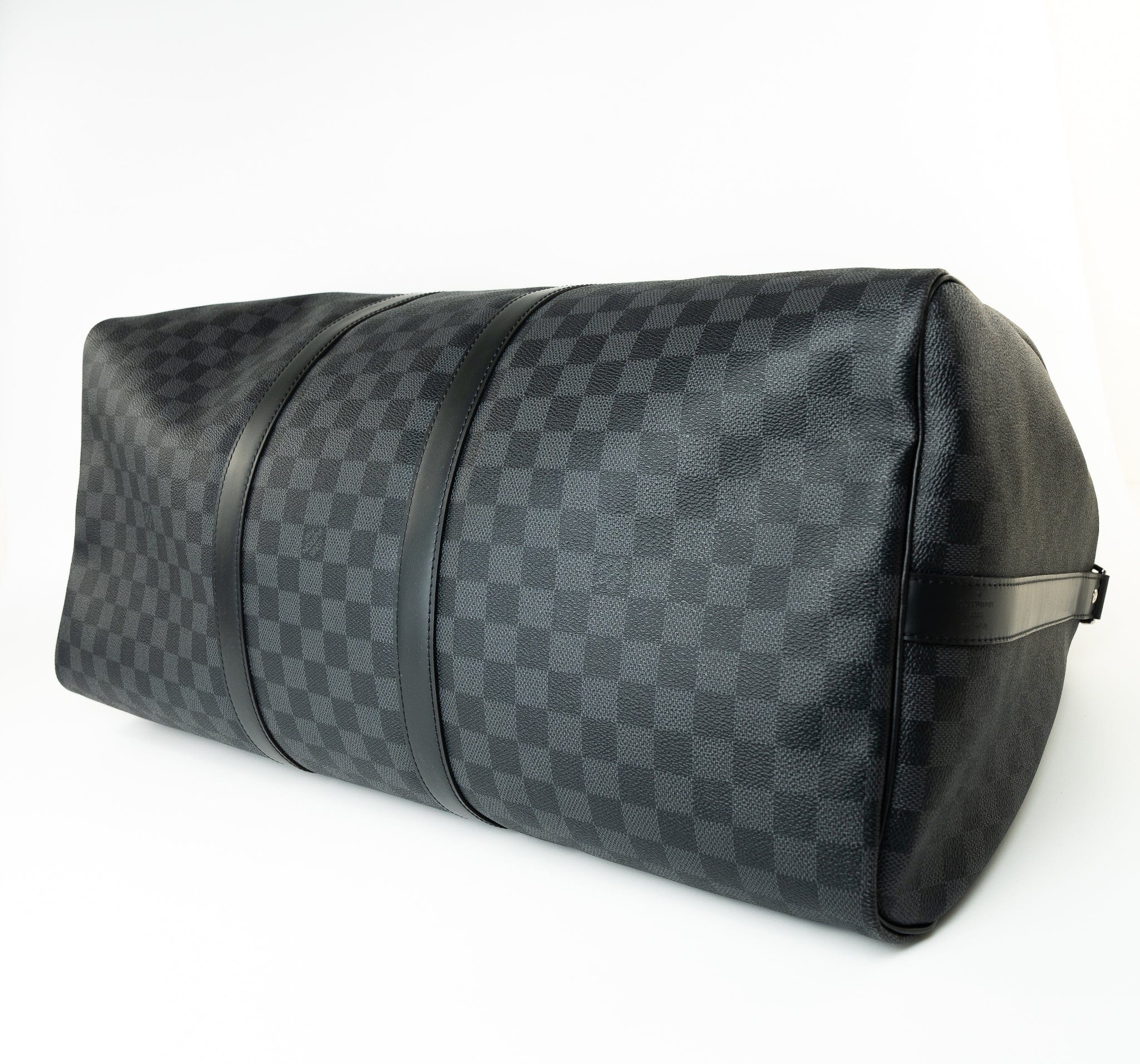 Louis Vuitton Duffle Bag Louis Vuitton Keepall 55 Bandouliere in Damier Graphite Canvas - Redeluxe