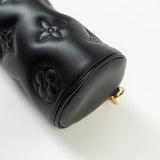 Louis Vuitton Handbag Black Louis Vuitton Black Monogram Calfskin Leather Papillon BB Bag - Redeluxe