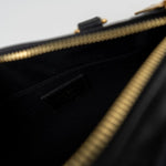 Louis Vuitton Handbag Black Louis Vuitton Black Monogram Calfskin Leather Papillon BB Bag - Redeluxe